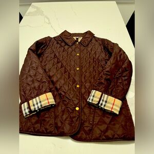Burberry Brown Quilted Jacket